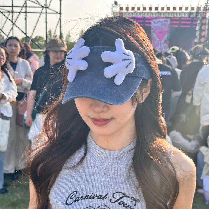 Wholesale Empty Top Hat Cute and Funny Travel Sunshade and Sun Protection
