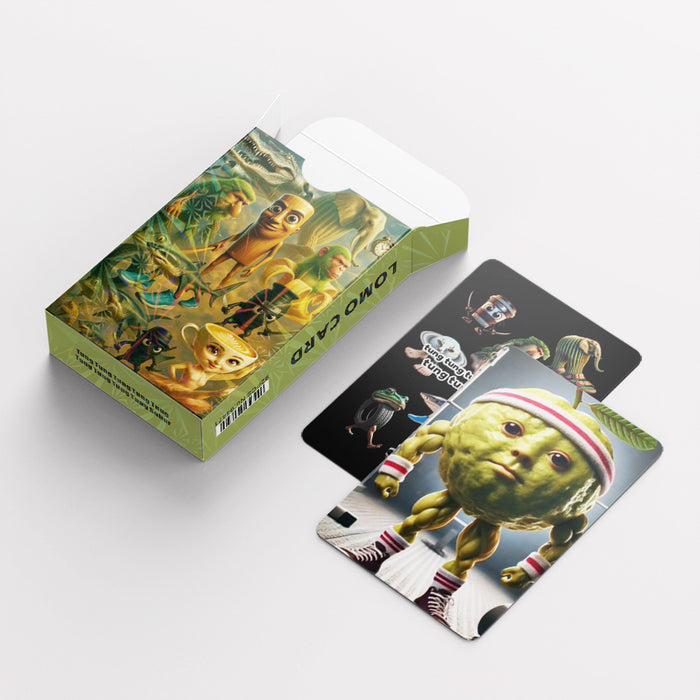 Wholesale 92 Small Cards Self-Printed Fish Cat Capybara Sticker Lomo Card