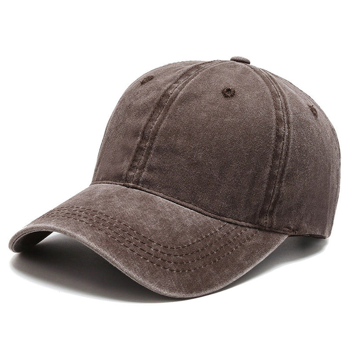 Wholesale Washed hat, vintage baseball cap, outdoor sun shading duckbill cap