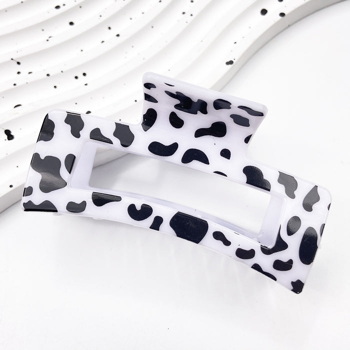 Wholesale Leopard print square claw clip Hair Clips