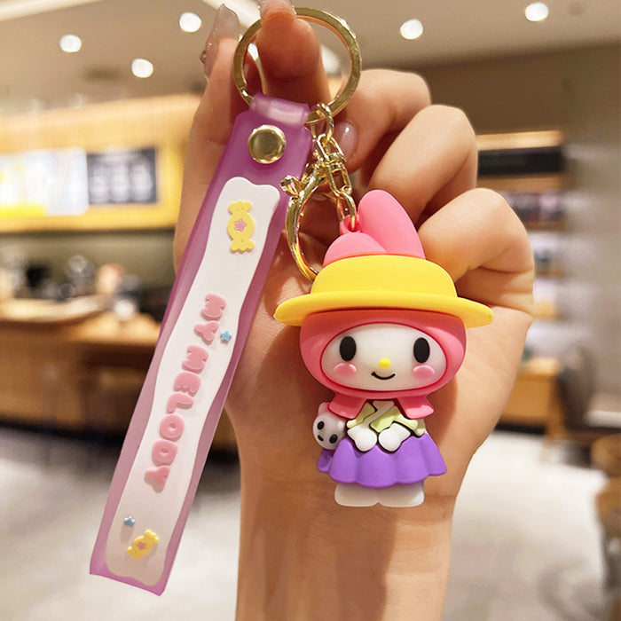 Wholesale Cartoon Doll Silicone Keychain (S) JDC-KC-JuJi006