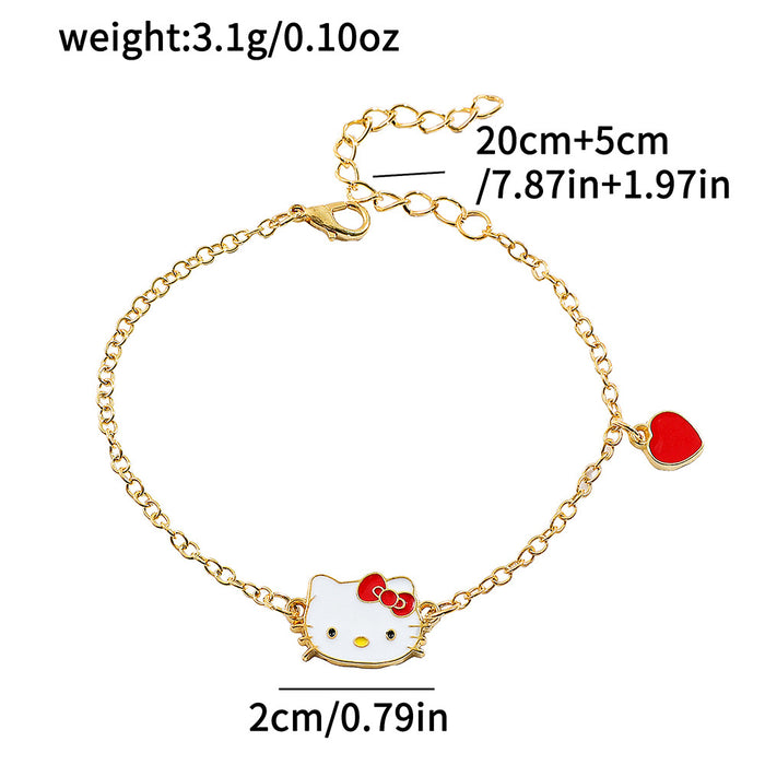 Wholesale Cartoon Anime Cat Bracelet