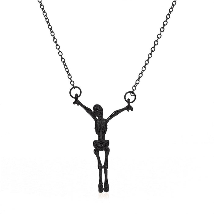 Wholesale Skull Pendant Necklace Alloy  Clavicle Chain Halloween Necklace Chain