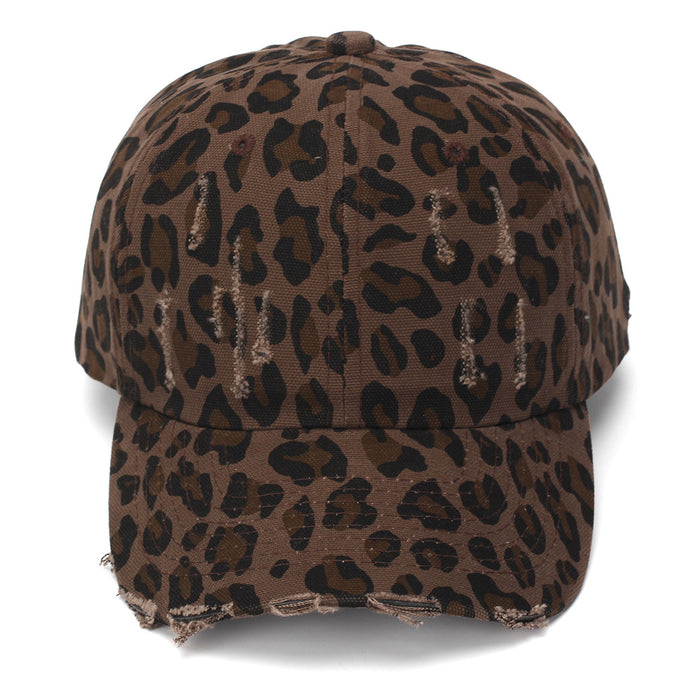 Wholesale Leopard Print Baseball Cap Casual Summer Fashion Accessory Gift Boutique
