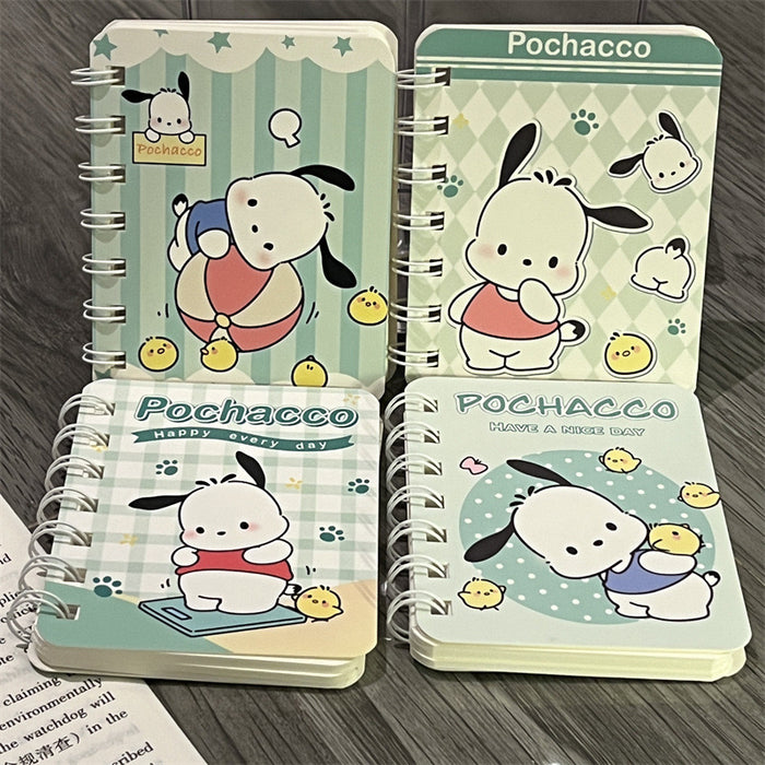 Wholesale 4 Sets of A7 Small Coil Cartoon Paper Notebook JDC-NK-YYC004