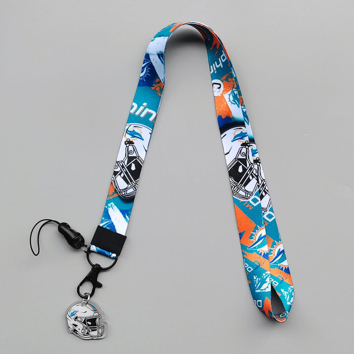 Wholesale Activity Football Mobile Phone Lanyard Keychains