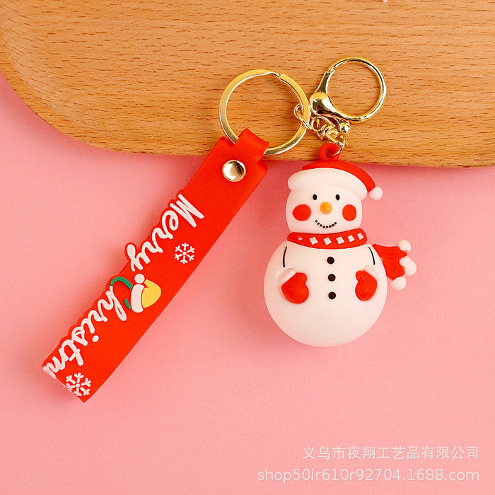 Wholesale  Cartoon  key chain small pendant cute cartoon bag ornaments Christmas