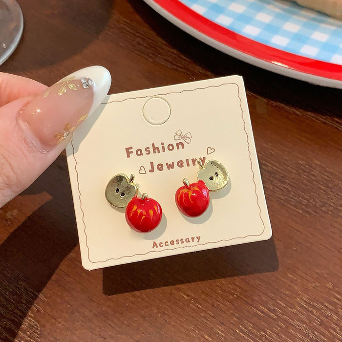 Wholesale Cute Red Earrings Studs Set for Everyday Jewelry Accessory