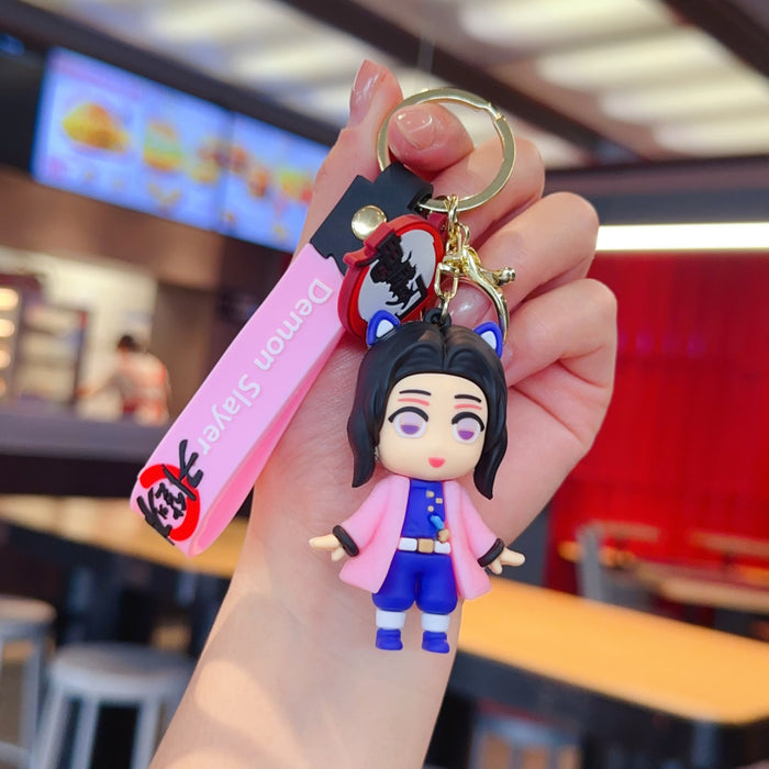 Wholesale Cute PVC cartoon anime keychain