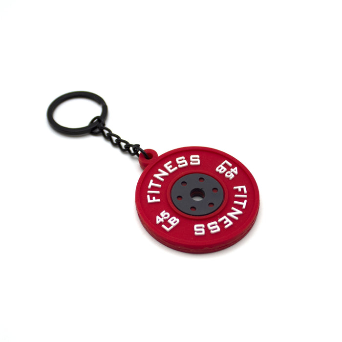 Wholesale Creative Design Cute Keychain Fitness Series Barbell Dumbbell Pendant Backpack Hanging Jewelry Key Chain