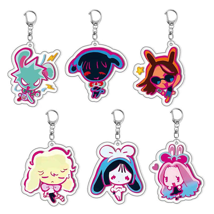 Wholesale acrylic keychains featuring cartoon characters