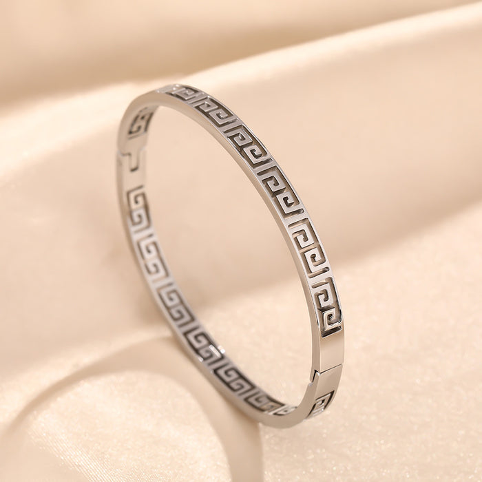 Wholesale Personalized Titanium Steel Bracelet JDC-BT-YinY022