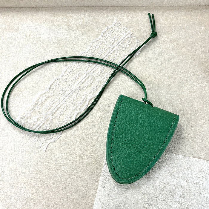 Wholesale Color PU Leather Magnetic Neck Glasses Bag Necklace Sunglasses Glasses Holder