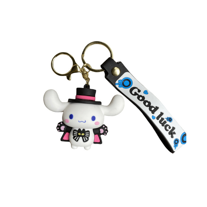 Wholesale Cartoon Silicone Doll Keychain JDC-KC-MingT031