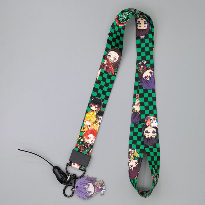 Wholesale Cartoon Lanyard Keychains Removable Wrist Strap