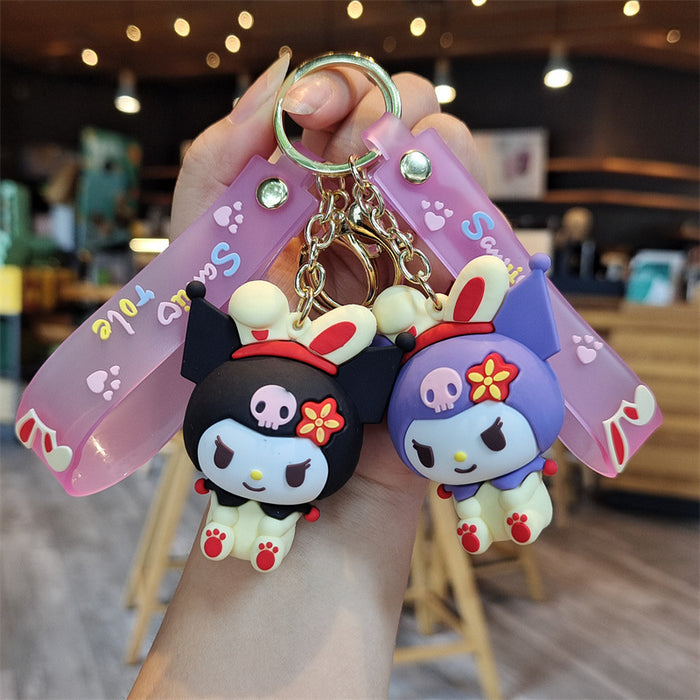 Wholesale Cartoon Doll Silicone Keychain (S) JDC-KC-ZhuoRan009