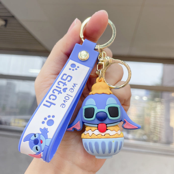 Wholesale Silicone Cartoon Doll Keychain JDC-KC-NLu002