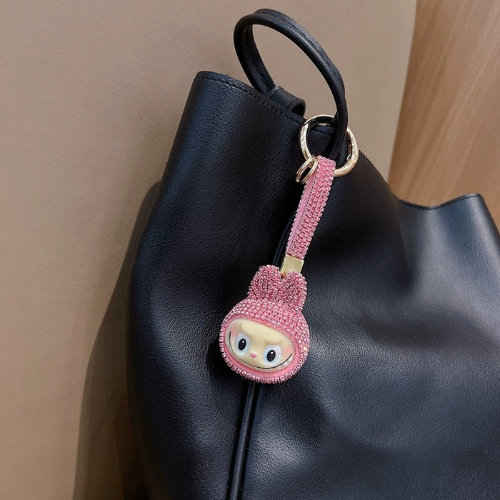 Wholesale Cute Big Head Keychain Cartoon Car Keychain Bag Pendant
