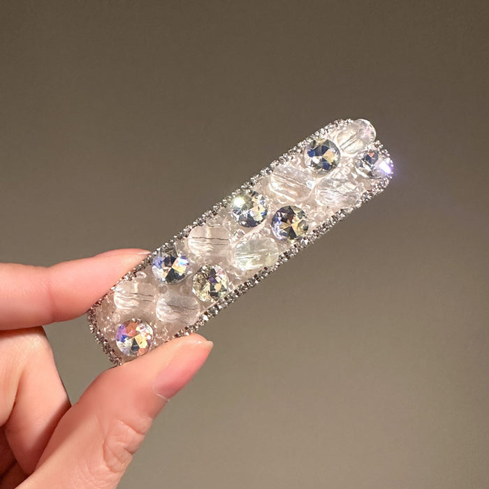 Wholesale Flash Full Diamond Clip Bangs Clip Hair Clip Sweet Hair Accessories