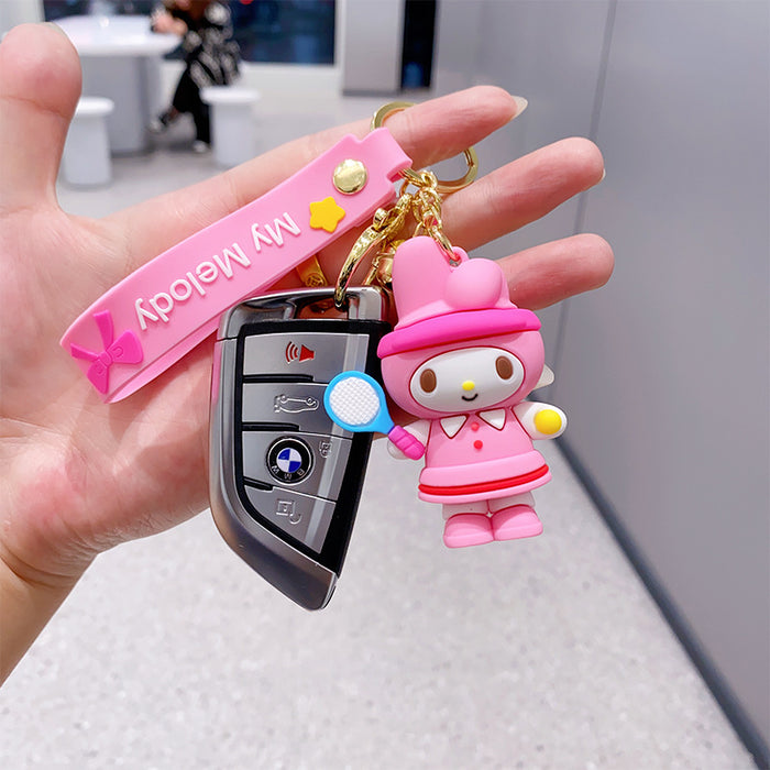 Wholesale PVC Cartoon Doll Keychain JDC-KC-NLu019