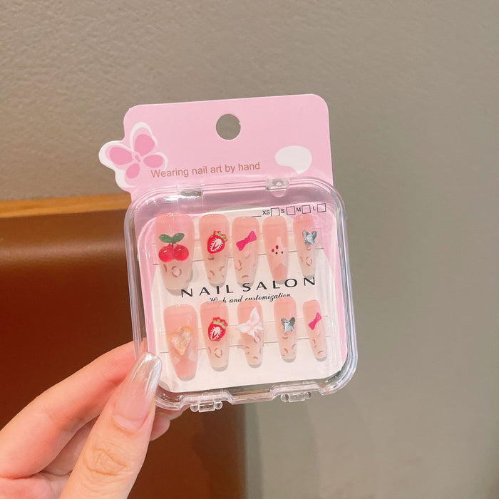 Wholesale children Long cartoon nail art