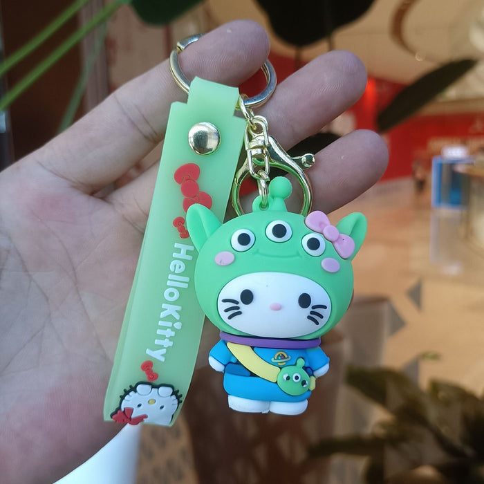 Wholesale Cartoon Silicone Doll Keychain JDC-KC-KuangK033