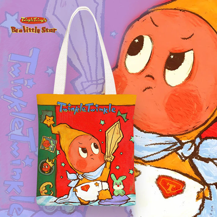 Wholesale Cartoon print canvas shoulder bags