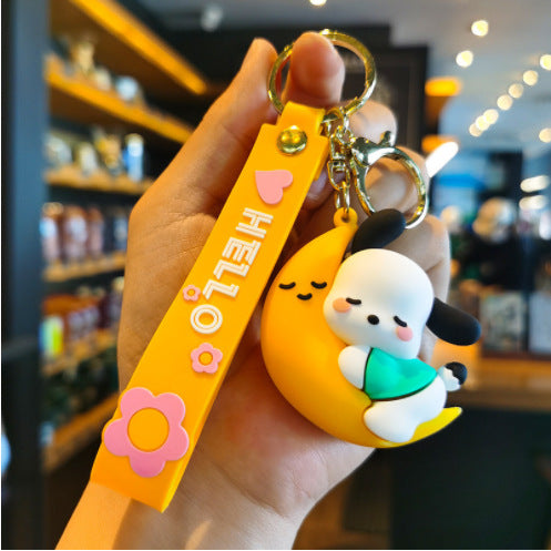 Wholesale Cartoon Doll Silicone Keychain JDC-KC-Tingm238