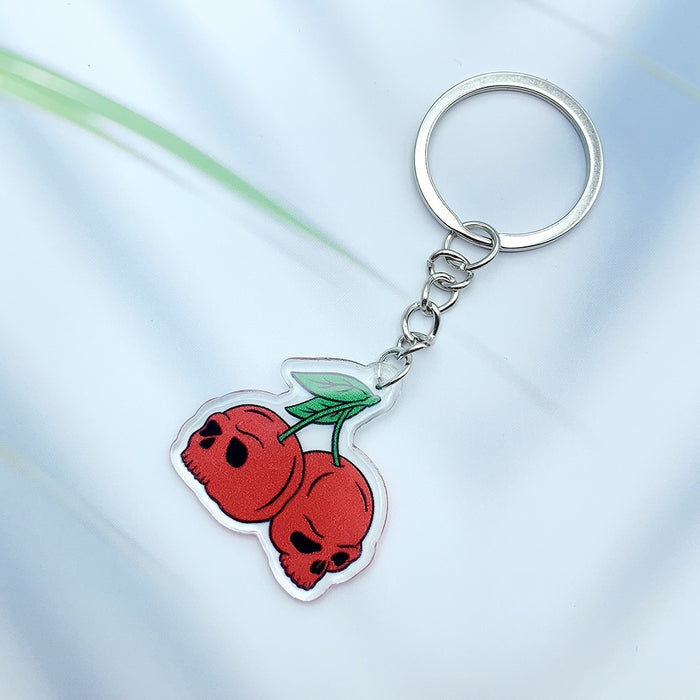 Wholesale Acrylic Mushroom Girl Keychain JDC-KC-HanR002