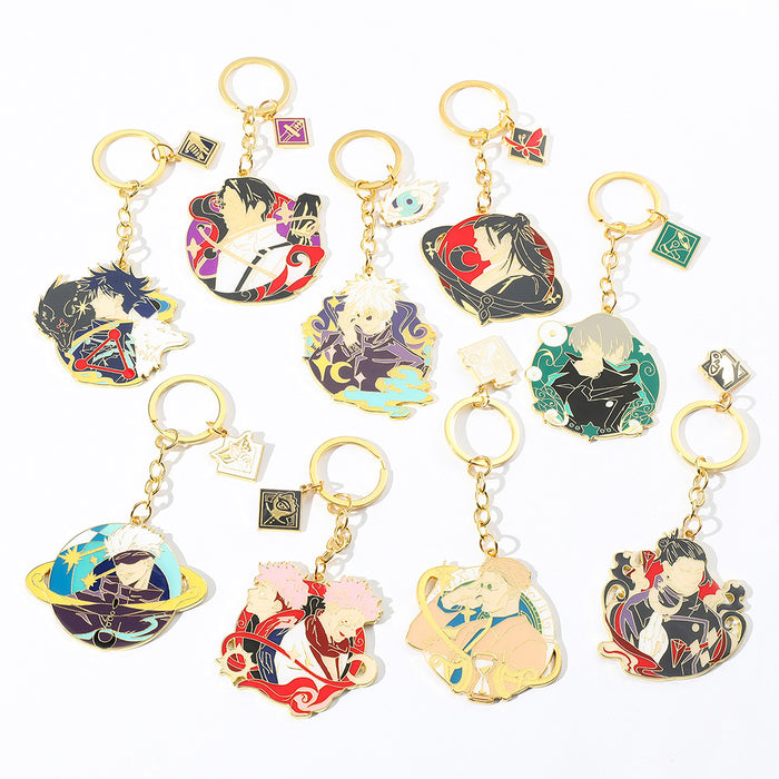 Wholesale Cartoon Zinc Alloy Keychains JDC-KC-ShaoH011