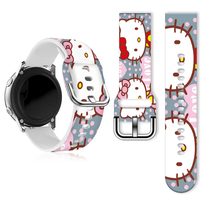 Wholesale Printed TPU Watch Strap Wrist Strap JDC-WD-NuoQi087