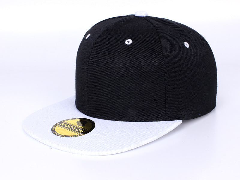 Wholesale Red Solid Color Baseball Cap Flat Brim Skateboard Hip Hop Adjustable Summer Fashion