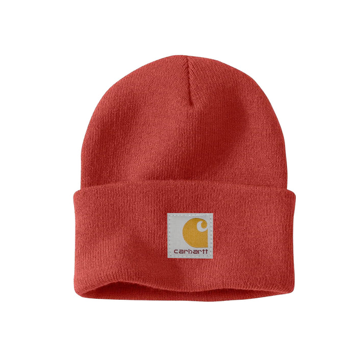 Wholesale Solid color knitted beanie hat with folded brim winter hat