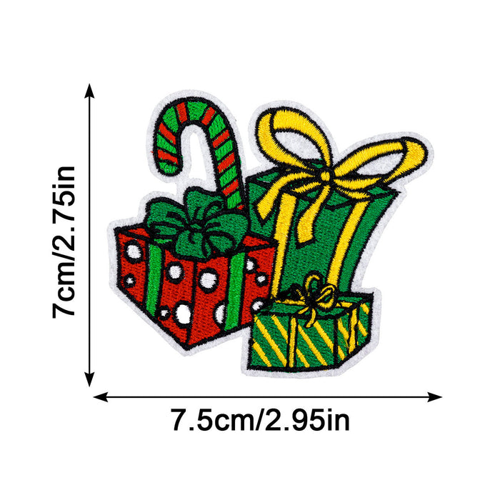 Wholesale Christmas embroidery DIY Patches