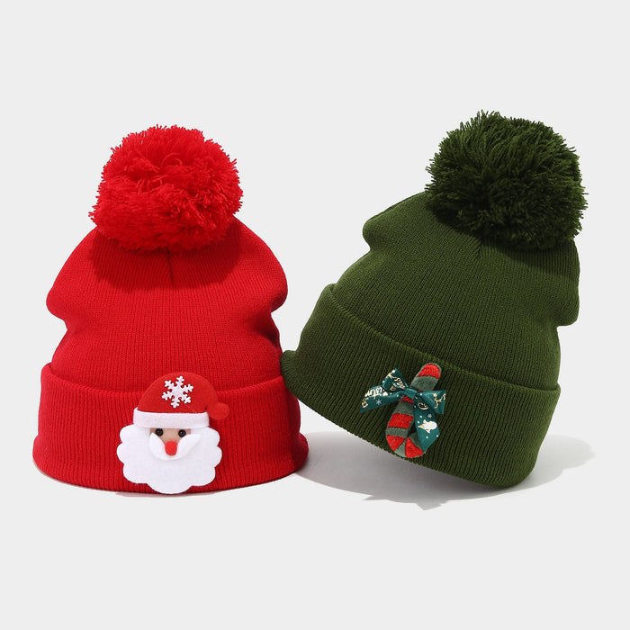 Wholesale Christmas-themed cute winter knitted Fashionhat for men and women
