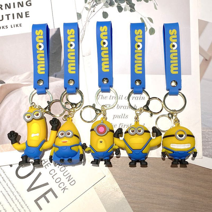 Wholesale Soft Rubber Cartoon Anime Cute Keychain JDC-KC-Gongz059