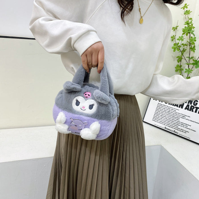 Wholesale Cartoon Plush All-match Shoulder Bags