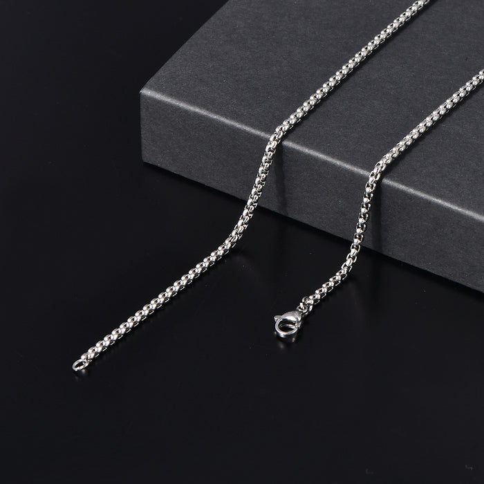 Wholesale Personalized welder mask three-level helmet titanium steel necklace