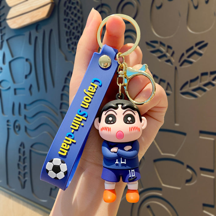 Wholesale  Cartoon cute key chain football pendant car school bag key chain