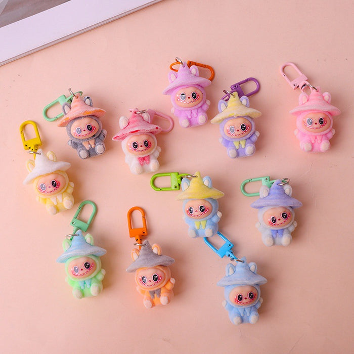 Wholesale Couple Cartoon Backpack Keychain