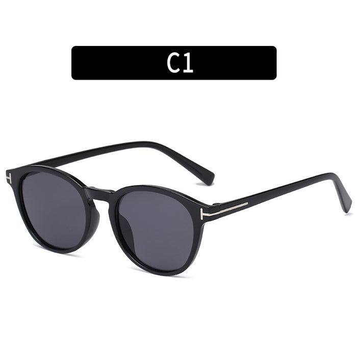 Wholesale Retro Round Frame PC Sunglasses JDC-SG-XIa085