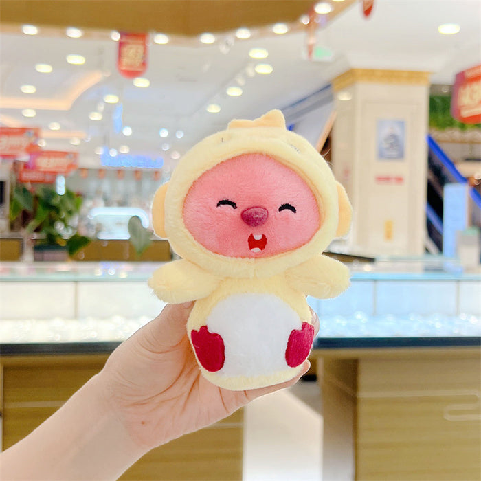 Wholesale  Cute Beaver Pendant Plush Toy Doll  Bag Pendant Keychain