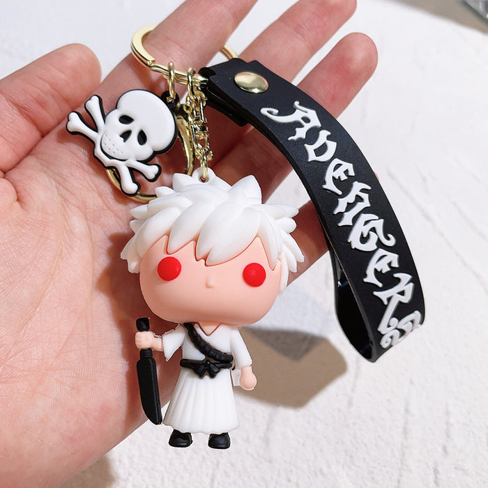 Wholesale Cartoon Silicone Doll Keychain JDC-KC-QiChao036