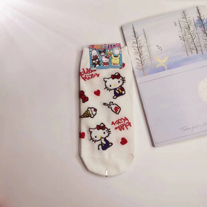 Wholesale Cotton Cartoon Short Socks JDC-SK-Xiasi005