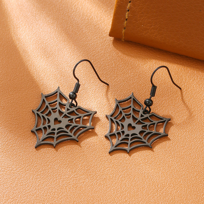 Wholesale Funny little devil mysterious skull titanium steel earrings personality stainless steel earrings