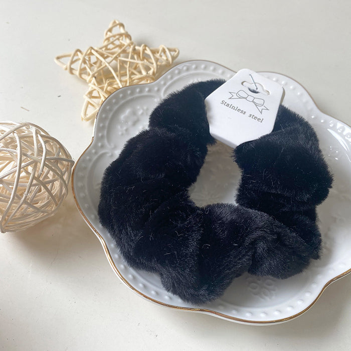 Wholesale Korean Autumn and Winter Cute Imitation Rabbit Velvet Hair Scrunchies