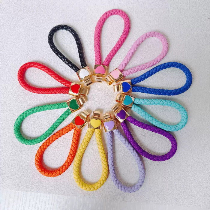 Wholesale Pink Dream Catcher Keychain Rhinestone Tassel Feather Zinc Alloy Chic Gift MOQ≥12