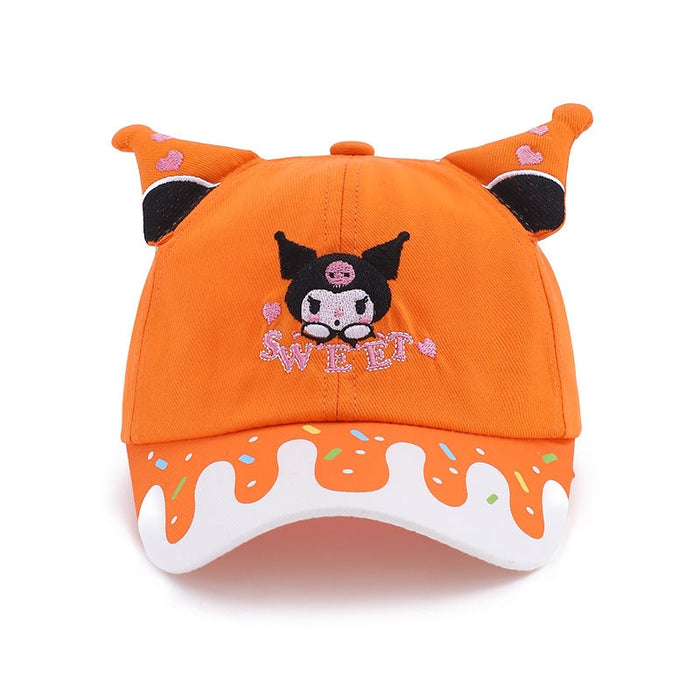 Wholesale Children's Hat Sunscreen and Sunshade Baby Duck Tongue Hat Cute Cartoon Baseball Hat