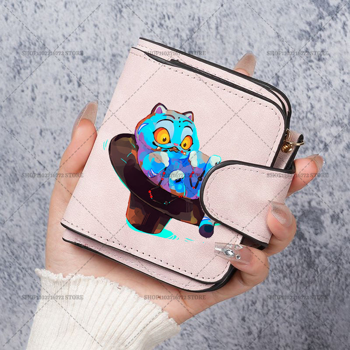 Wholesale Cute Devil Hunter PU Wallet For Women Card Holder Coin Purse Youth Campus Fashion Accessory