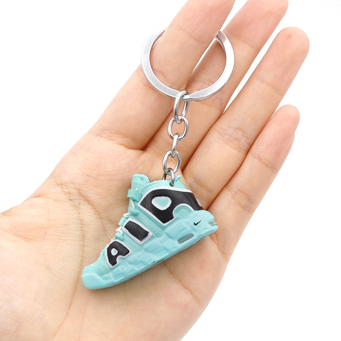 Wholesale PVC Basketball Shoe Model Keychain JDC-KC-QLPing010